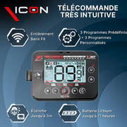 Détecteur XP ICON - Télécommande, disque 28cm FMF