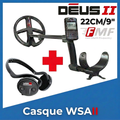 Casque WSAII sans espace, avec II rouge