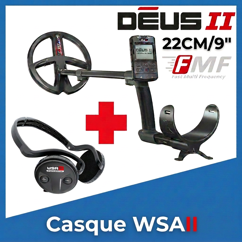 Casque WSAII sans espace, avec II rouge