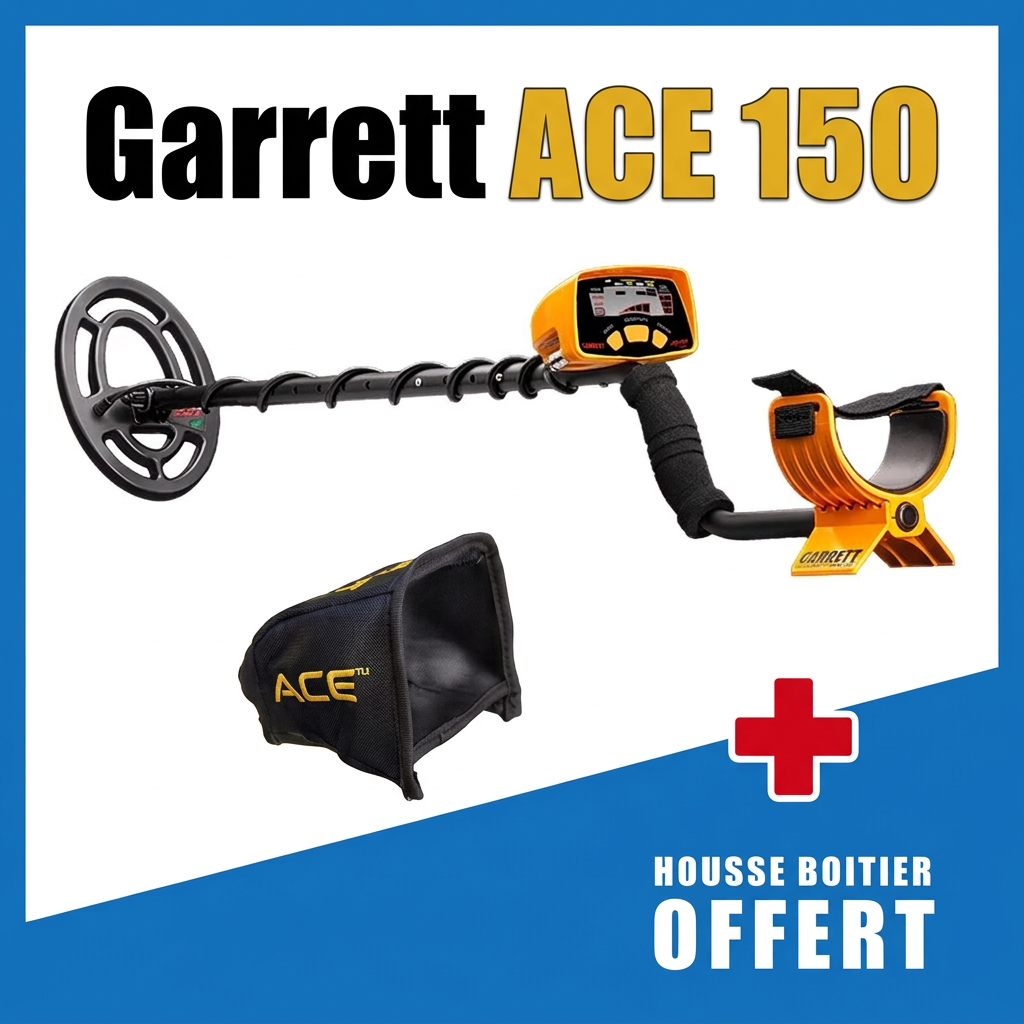 Garrett ACE 150 et housse offerte dans le cadre bleu