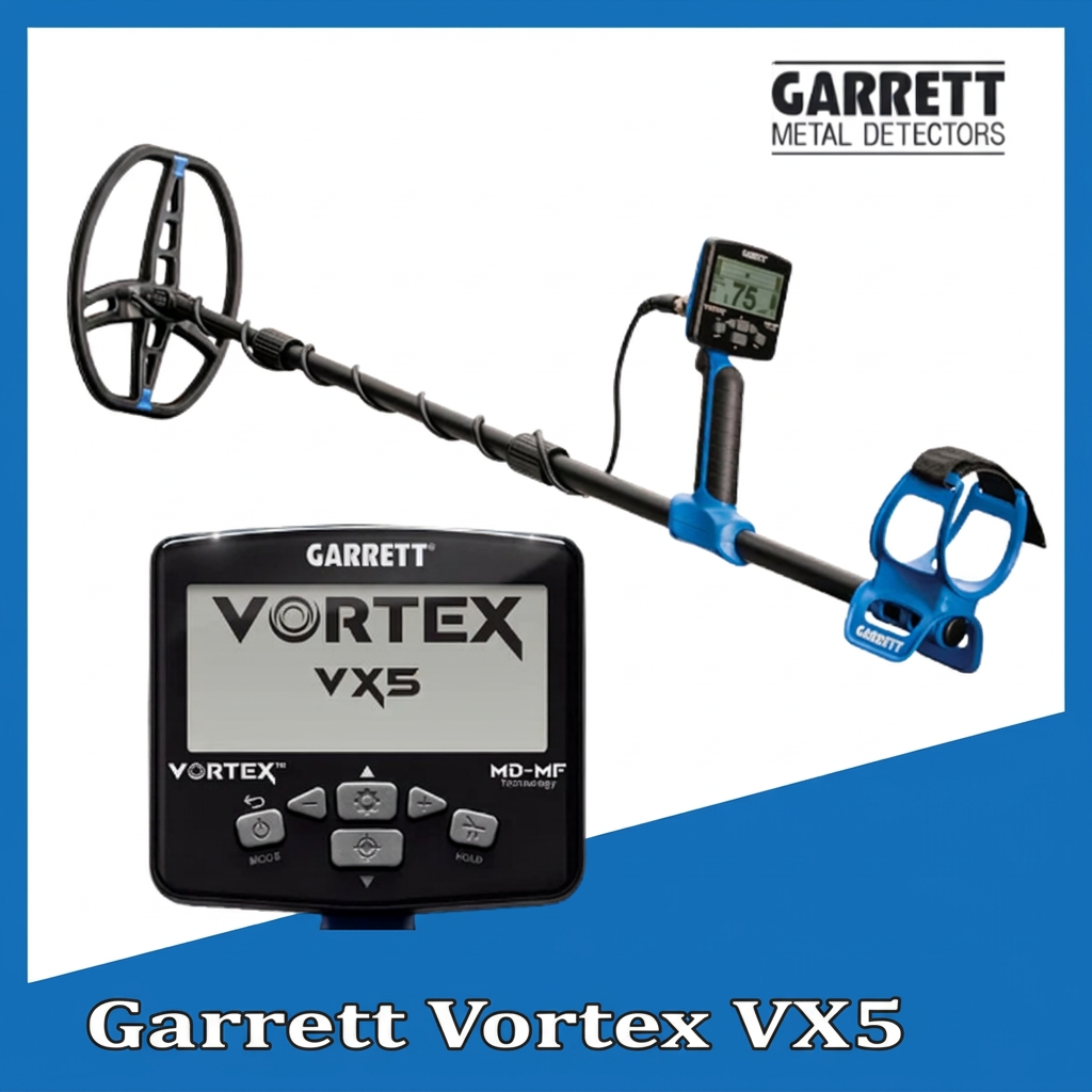 Garrett Vortex VX5 dans le cadre bleu