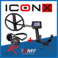 ICON X avec liseré bleu et bande bleue en biais