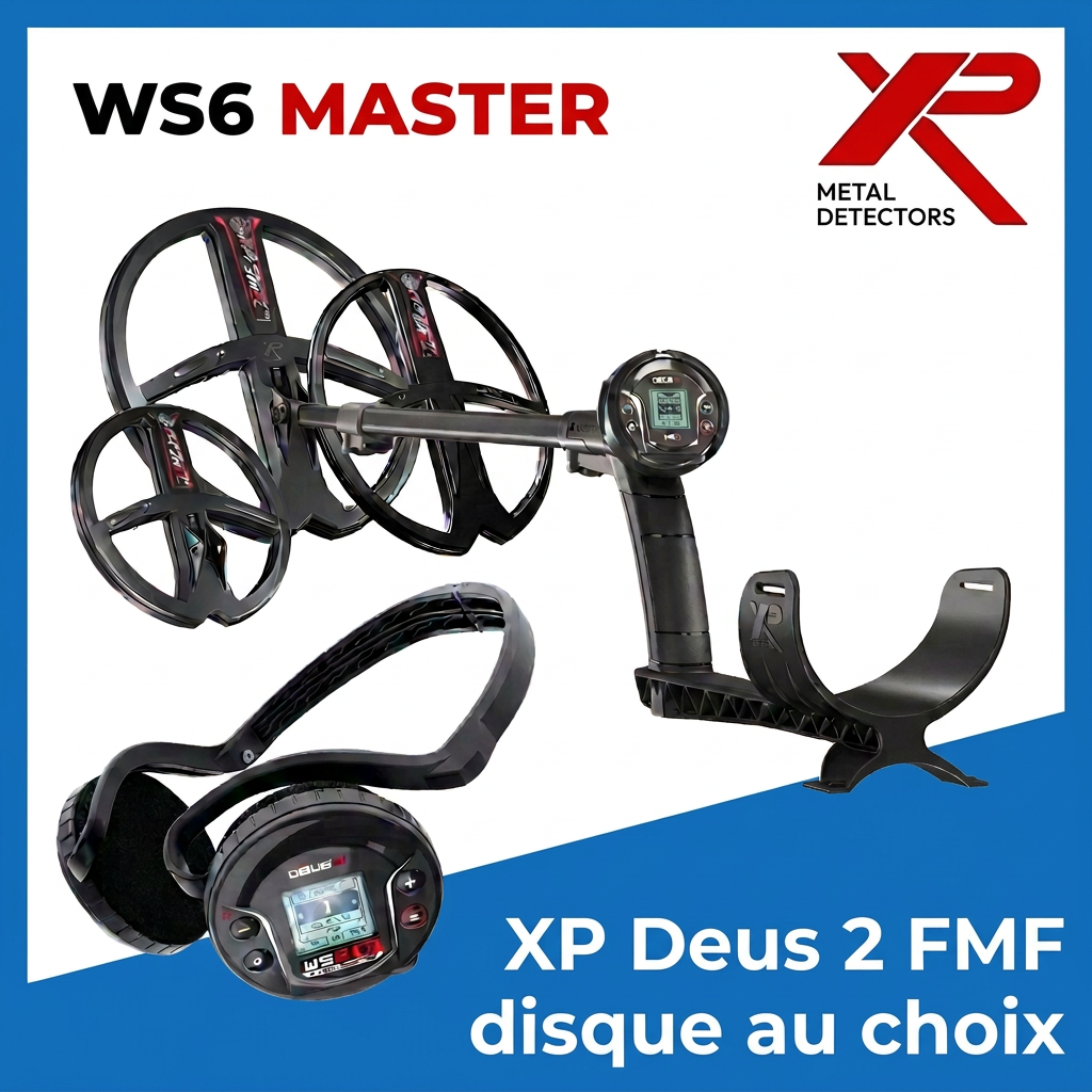 Montage XP Deus 2 FMF sur le gabarit bleu d’origine