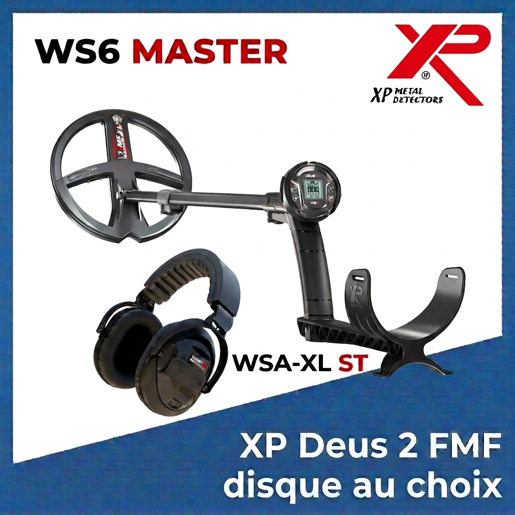 Visuel avec inscription XP METAL DETECTORS retravaillée